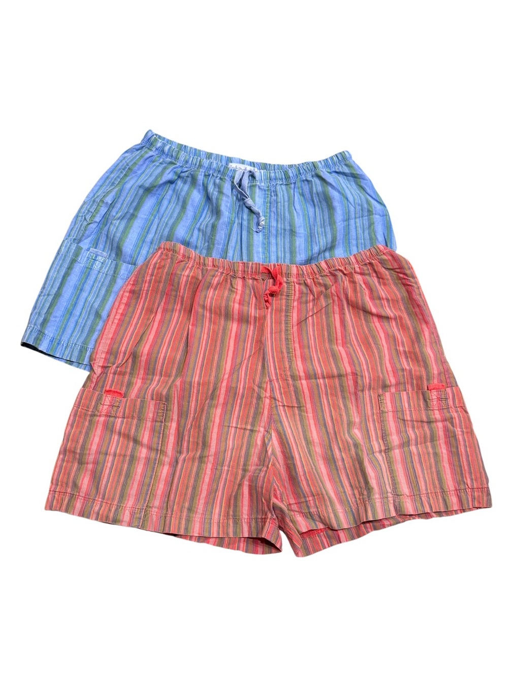 Vintage Fresh Produce 100% Cotton Women’s Costal Shorts Set  -Size L